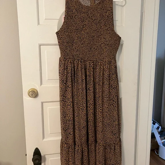 J. Crew Chic Animal Print Dress XL - Picture 4 of 5